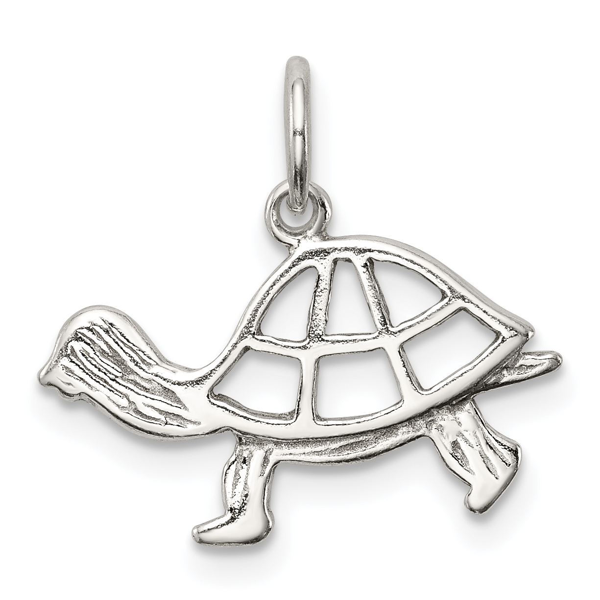 Sterling Silver Turtle Charm (QC115)