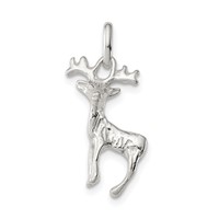 Sterling Silver Deer Charm view 1