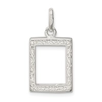 Sterling Silver Picture Frame Charm view 3