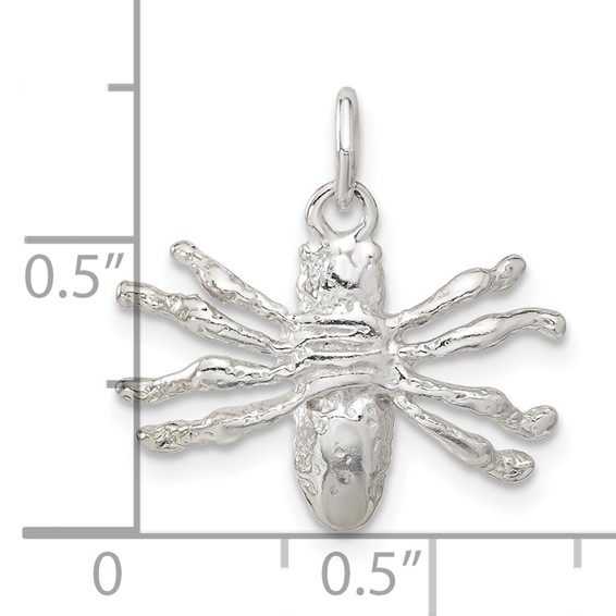 Sterling Silver Spider Charm