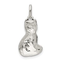 Sterling Silver Cat Charm view 4