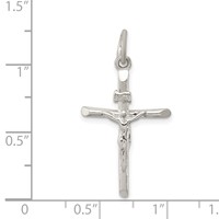 Sterling Silver Inri Crucifix Pendant view 4