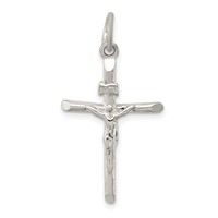 Sterling Silver Inri Crucifix Pendant view 1