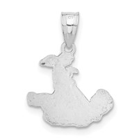 Sterling Silver It's a Girl Charm view 4