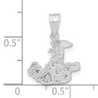 Sterling Silver It's a Boy Charm view 3