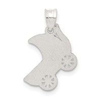 Sterling Silver Baby Buggy Charm view 4