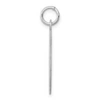 Sterling Silver Rhodium-plated Caduceus Disc view 2