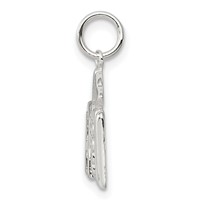 Sterling Silver Nurse Symbol Charm view 2