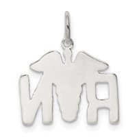 Sterling Silver Nurse Symbol Charm view 4