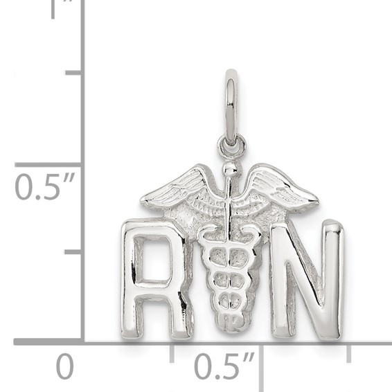 Sterling Silver Nurse Symbol Charm