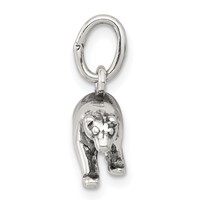 Sterling Silver Bear Charm view 2