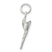 Sterling Silver Nurse Symbol Charm view 2