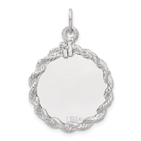 Sterling Silver To My Bridesmaid Disc Charm