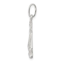 Sterling Silver Scales of Justice Charm view 2