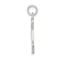 Sterling Silver Polished Dad Vertical Charm view 2
