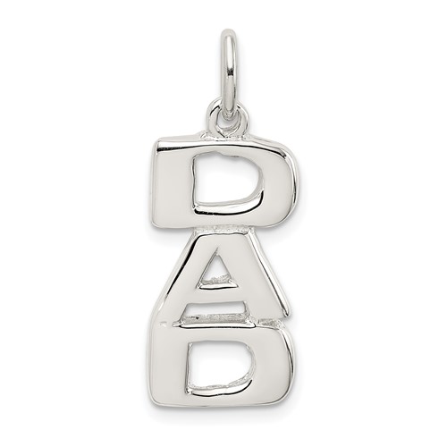 Sterling Silver Dad Charm