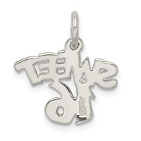 Sterling Silver Sweet 16 Charm view 3
