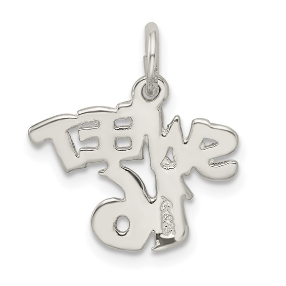 Sterling Silver Sweet 16 Charm
