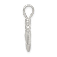 Sterling Silver Ballet Slipper Charm view 2