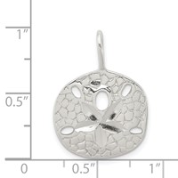 Sterling Silver Sand Dollar Charm view 3