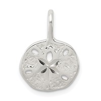 Sterling Silver Sand Dollar Charm view 1