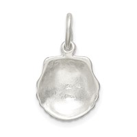 Sterling Silver D C Shell Charm view 4