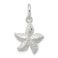 Sterling Silver Starfish Charm view 1