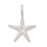 Sterling Silver Starfish Charm view 3