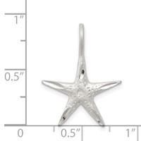 Sterling Silver Starfish Charm view 4