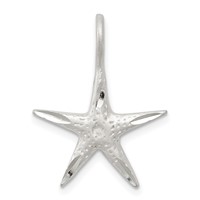 Sterling Silver Starfish Charm view 1