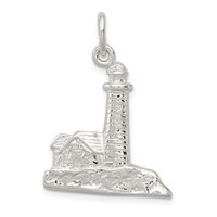 Sterling Silver Lighthouse Charm view 1