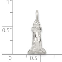 Sterling Silver Lighthouse Charm view 3