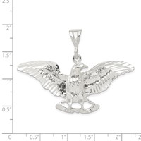 Sterling Silver Eagle Pendant view 4
