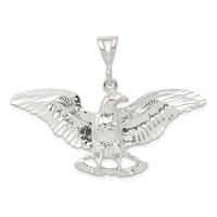 Sterling Silver Eagle Pendant view 1
