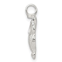 Sterling Silver Graduation Owl Charm view 2