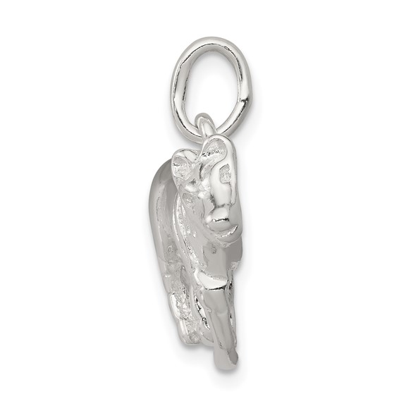 Sterling Silver Wolf Charm