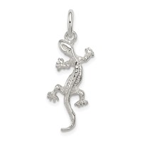 Sterling Silver Lizard Charm view 1