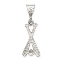 Sterling Silver Two Bats & a Ball Charm view 4