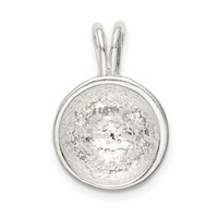 Sterling Silver Baseball Charm view 4