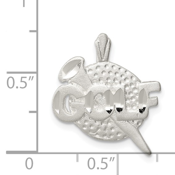 Sterling Silver Golf Ball Charm