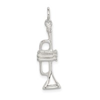 Sterling Silver Trumpet Charm view 4