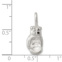 Sterling Silver Boxing Glove Charm view 3