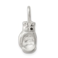 Sterling Silver Boxing Glove Charm view 1