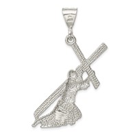 Sterling Silver St. Andrew Cross Pendant view 4