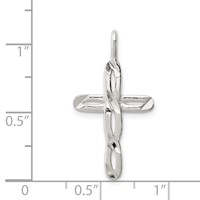 Sterling Silver Cross Pendant view 3