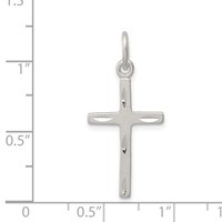 Sterling Silver Cross Charm view 3