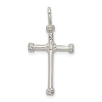 Sterling Silver Cross Charm view 3