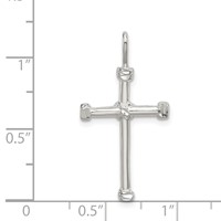 Sterling Silver Cross Charm view 4