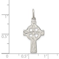 Sterling Silver Celtic Cross Charm view 4