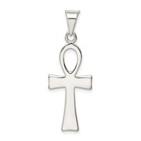 Sterling Silver Ankh Cross Pendant view 4